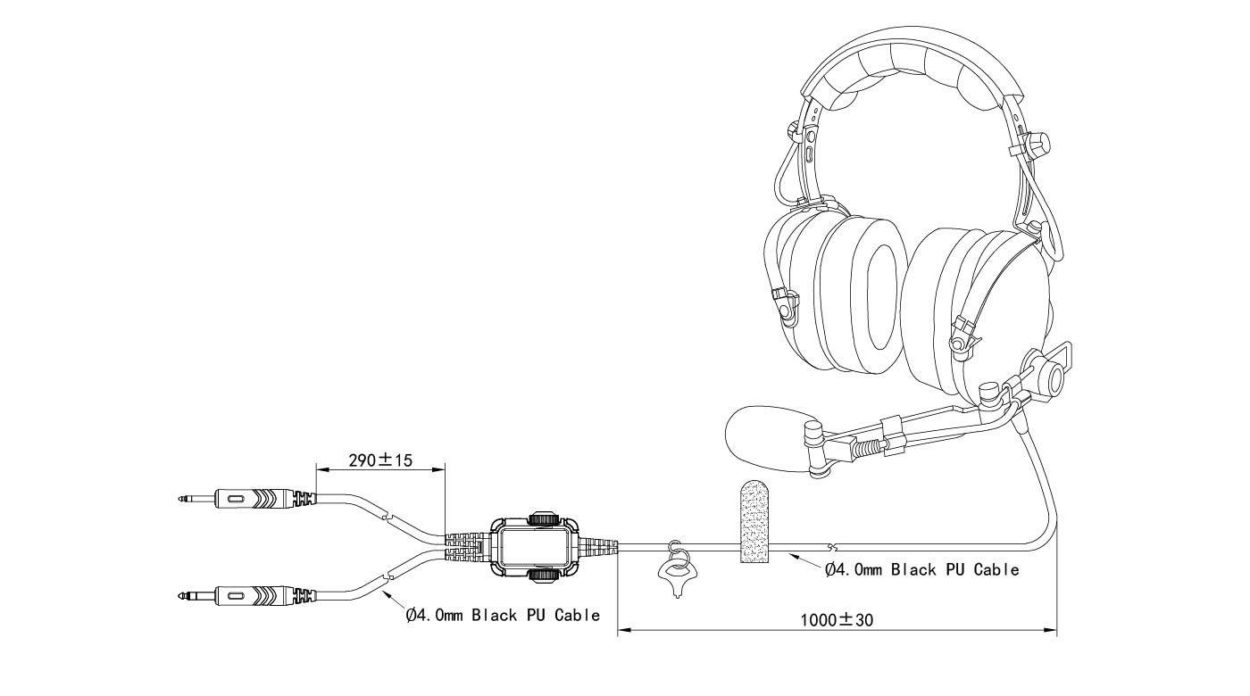 pilot headset aviation