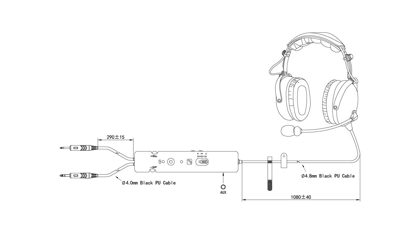 aviation bluetooth headset