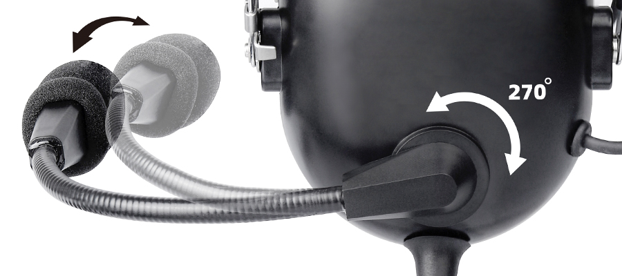 pilot headset active noice reduction