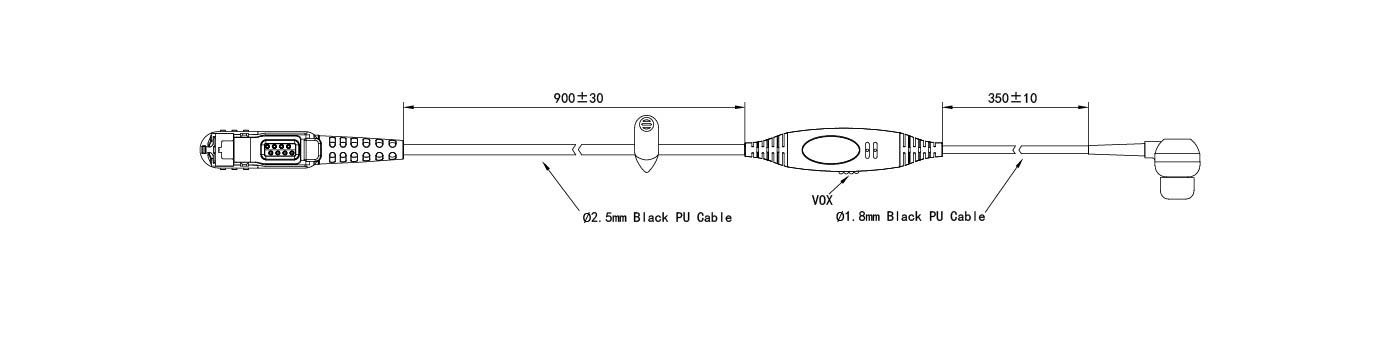 walkie talkie earphone with vox