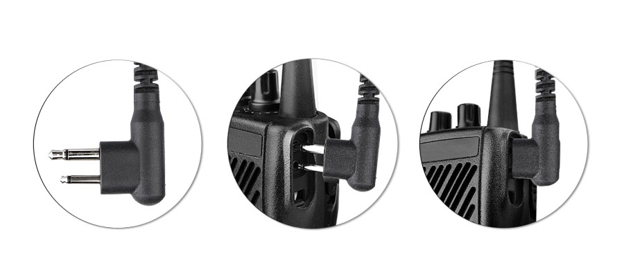 radio earpiece with microphone