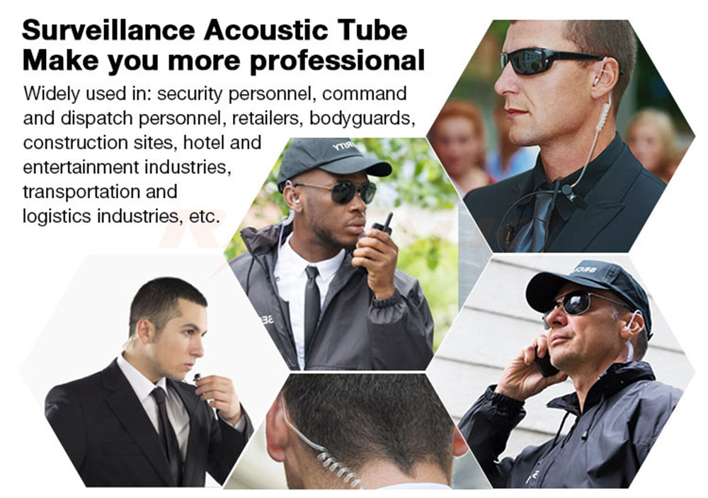 safety acoustic tube earpiece