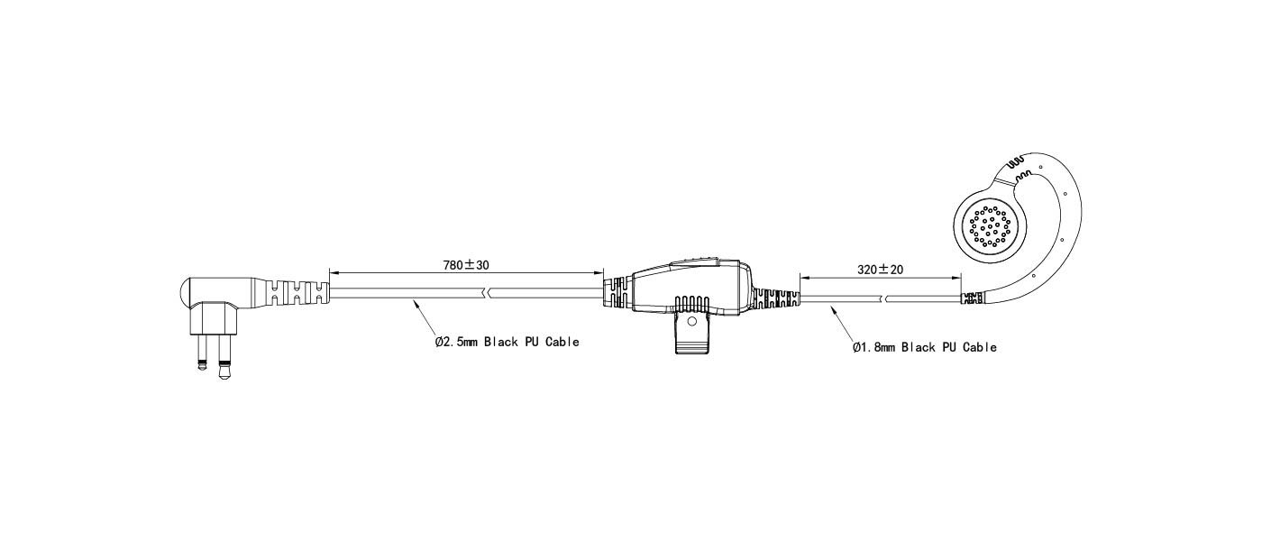 walkie talkie earpiece