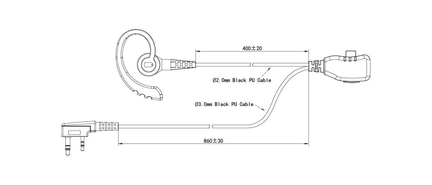 icom radio headset