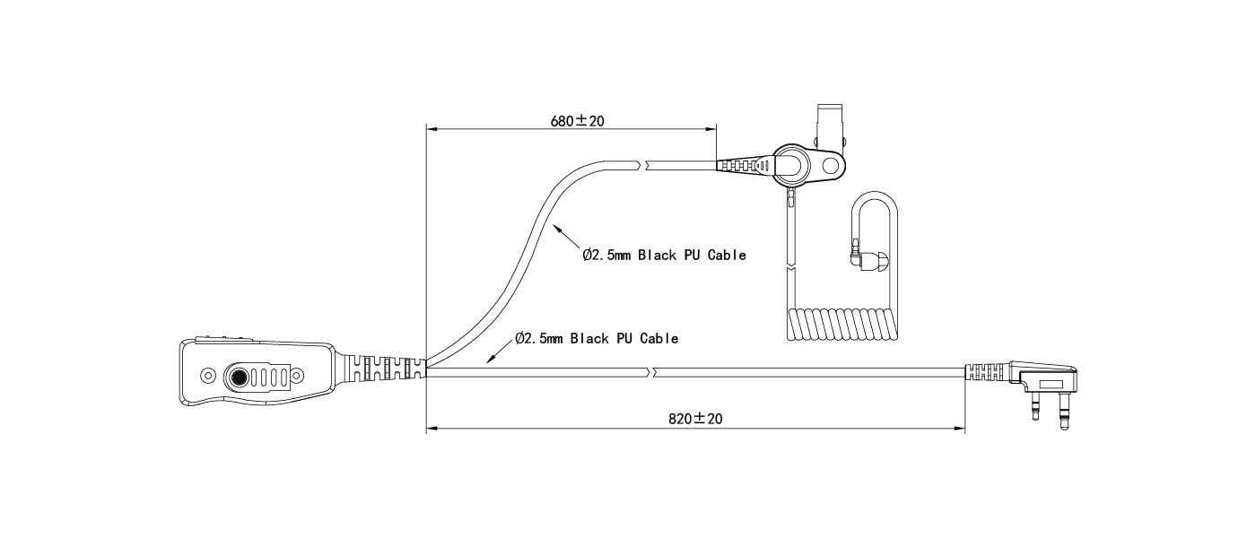 radio police earpiece