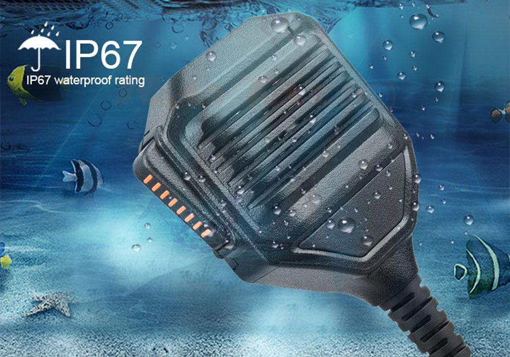 waterproof speaker mics