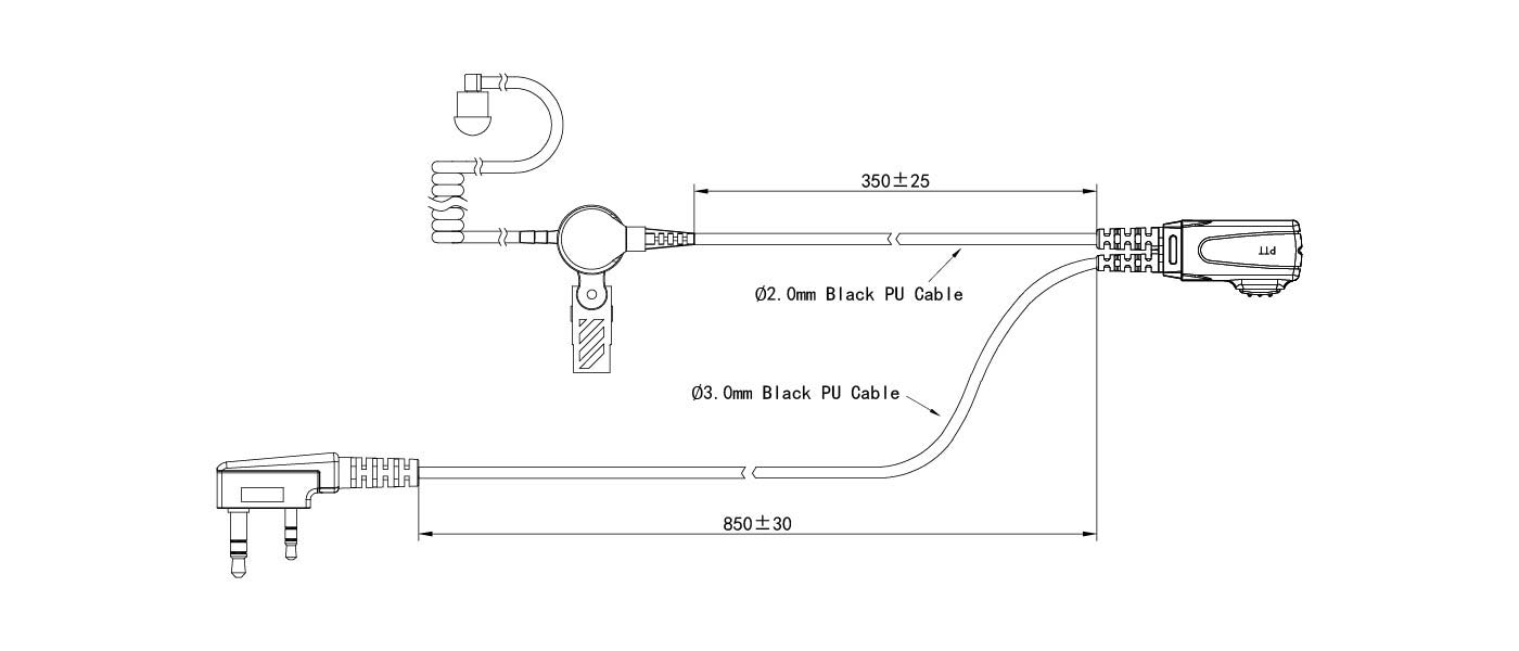 radio earpiece mic