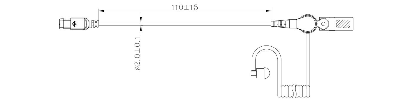 acoustic tube earpiece earphone