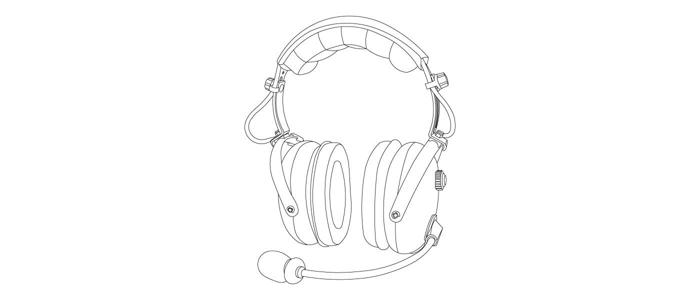 walkie talkie communication headset