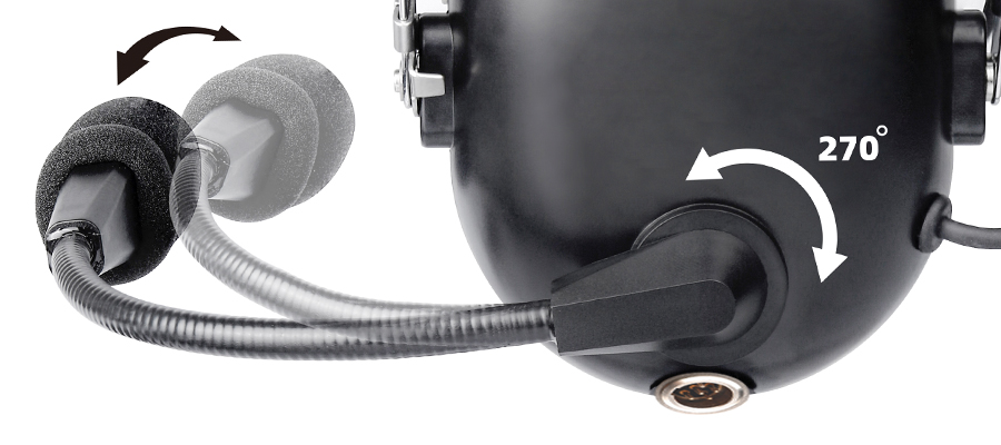 over the head headset for walkie talkie