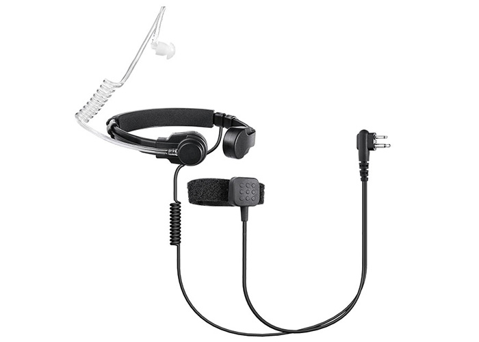 tactical throat mic headset