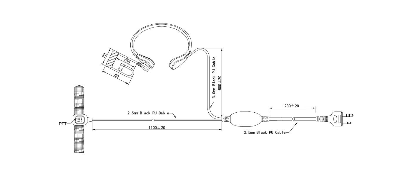tactical throat headset
