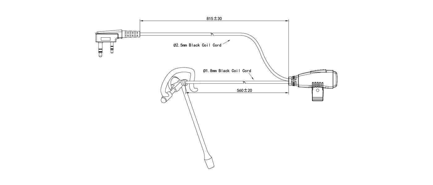 walkie talkie earphone headphones
