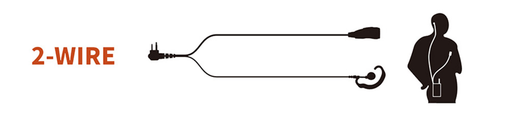 2-wire earpiece 