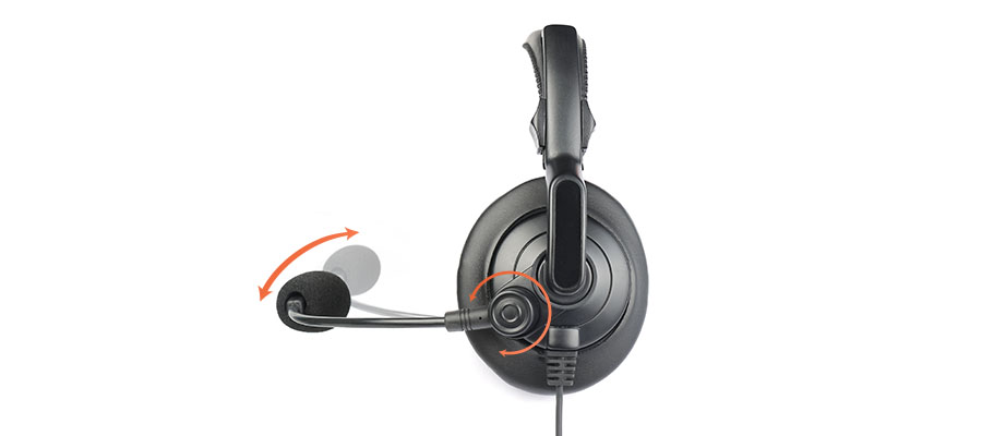 walkie talkie headset with PTT Mic