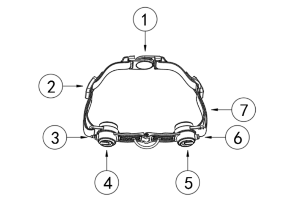 Throat microphone Headset