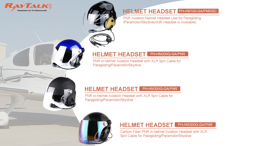 Helmet Headphones with Microphone