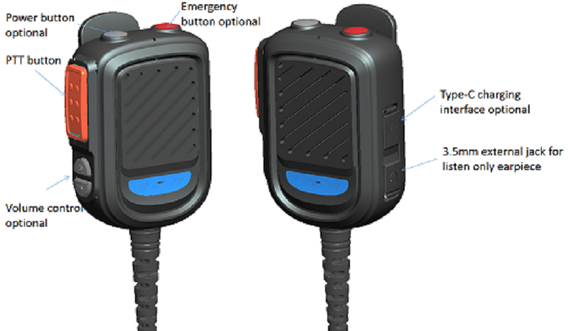 Remote Speaker Mic Microphone