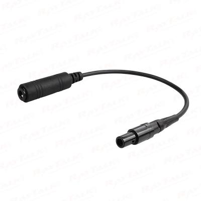 Helicopter Headset to 6-pin LEMO Adapter Connector Cable