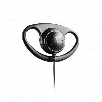 EM-320140 Two way radio 3-Wire Adjustable D-Ring Earpiece with Barrel PTT and Micro lapel Mic