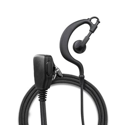 walkie talkie ear hook with ptt mic