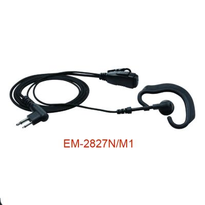 EM-2819N Braided Fiber Cloth G-Ring Adjustable radio earpiece for motorola kenwood radio