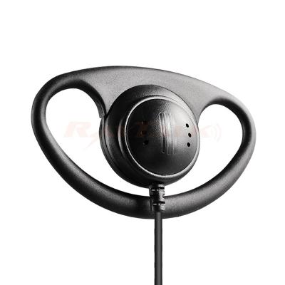 E-32C D-ring ear hook Listen Only Earpiece(2.5mm or 3.5mm plug optional)