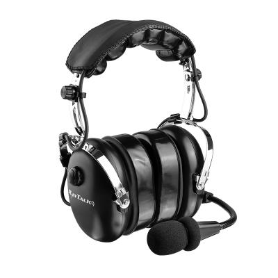 RAN-1000A Two Way Radio Heavy Duty Noise Cancelling Headset with Flexible Boom Arm