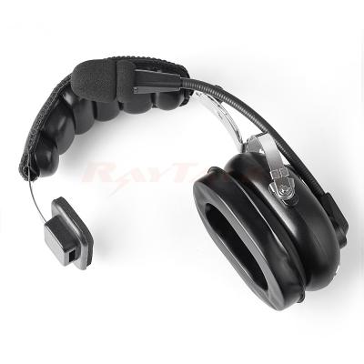 RAN-1000AS single muff headset with noise cancelling flexible boom MIC for two way radios