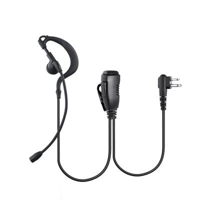 two way radio g shape earpiece